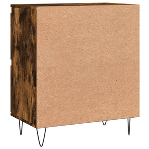 Credenza Rovere Fumo 60x35x70 cm in Legno Multistrato 831217