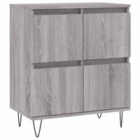 Credenza Grigio Sonoma 60x35x70 cm in Legno Multistrato 831218