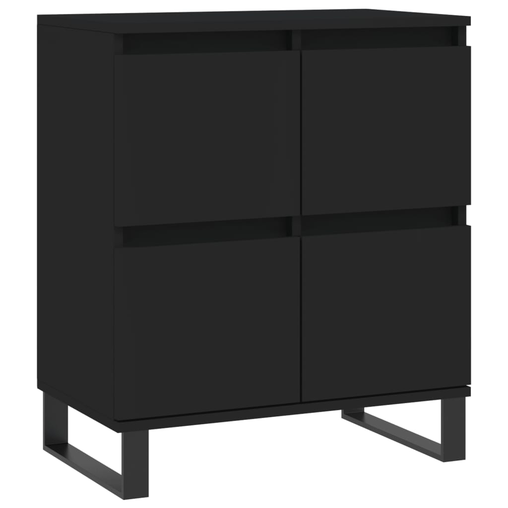 Credenza Nero 60x35x70 cm in Legno Multistratocod mxl 79056