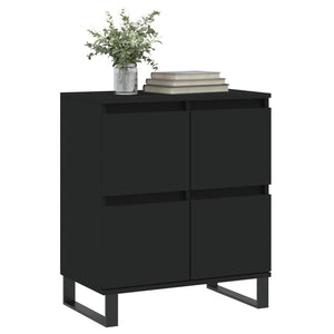Credenza Nero 60x35x70 cm in Legno Multistratocod mxl 79056