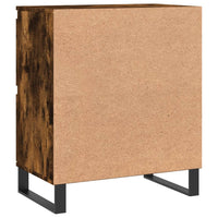 Credenza Rovere Fumo 60x35x70 cm in Legno Multistrato 831225