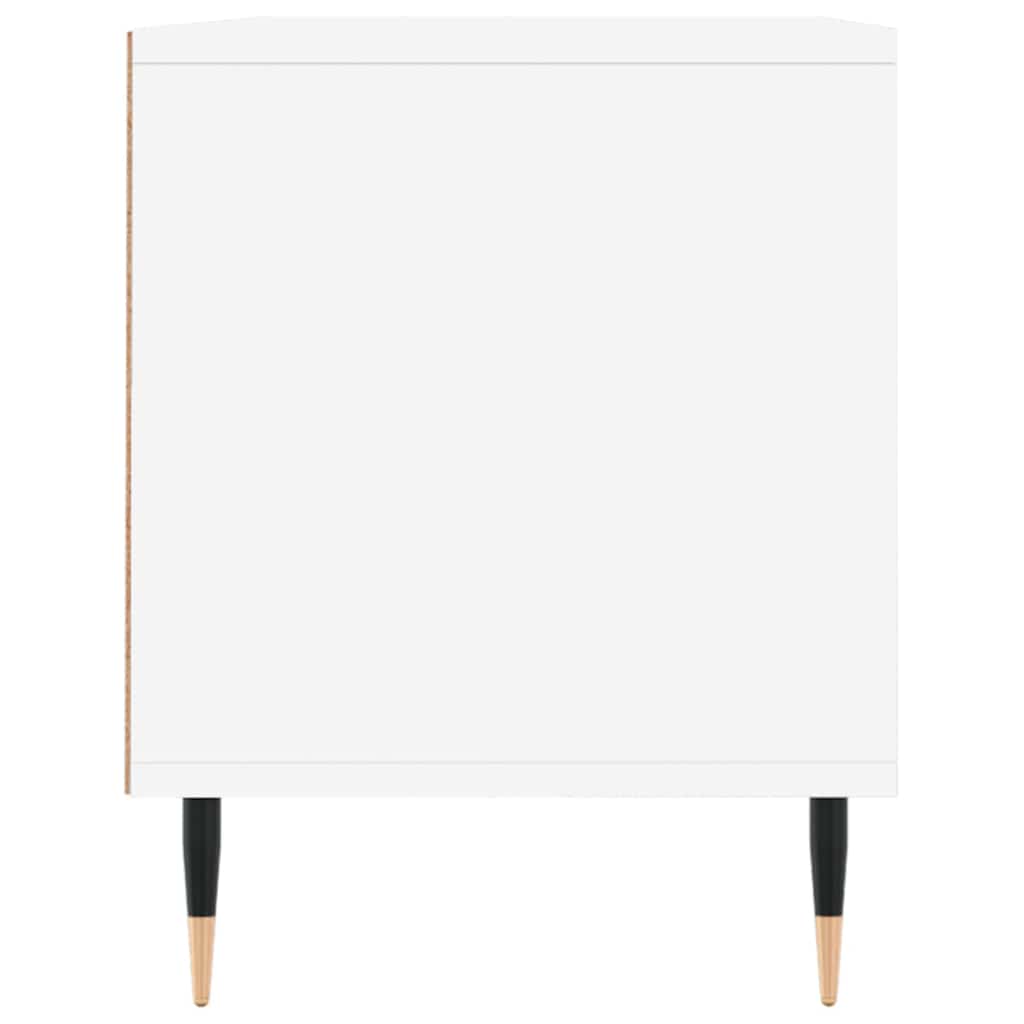 Mobile Porta TV-Mobile per TV-Credenza TV Bianco 100x34,5x44,5 cm in Legno Multistrato 724163