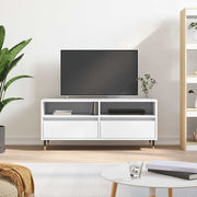 Mobile Porta TV-Mobile per TV-Credenza TV Bianco 100x34,5x44,5 cm in Legno Multistrato 724163