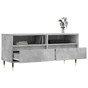 Mobile per TV Grigio Cemento 100x34,5x44,5 cm Legno Multistrato 831232