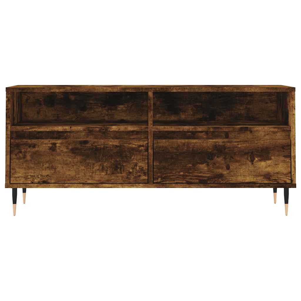 Mobile TV-Credenza per TV-Console TV Rovere Fumo 100x34,5x44,5 cm in Legno Multistrato 688294