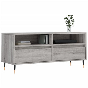 Mobile Porta TV Grigio Sonoma 100x34,5x44,5cm Legno Multistrato 831234