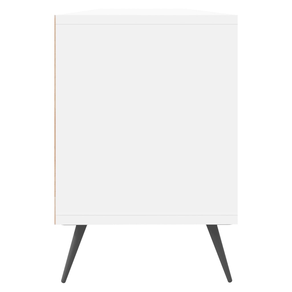 Mobile Porta TV-Mobile per TV-Credenza TV Bianco 150x30x44,5 cm in Legno Multistrato 736341