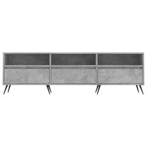 Mobile TV Grigio Cemento 150x30x44,5 cm Legno Multistrato 831256