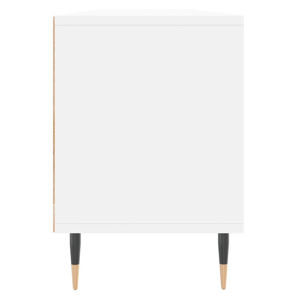 Mobile Porta TV-Mobile per TV-Credenza TV Bianco 150x30x44,5 cm in Legno Multistrato 164082