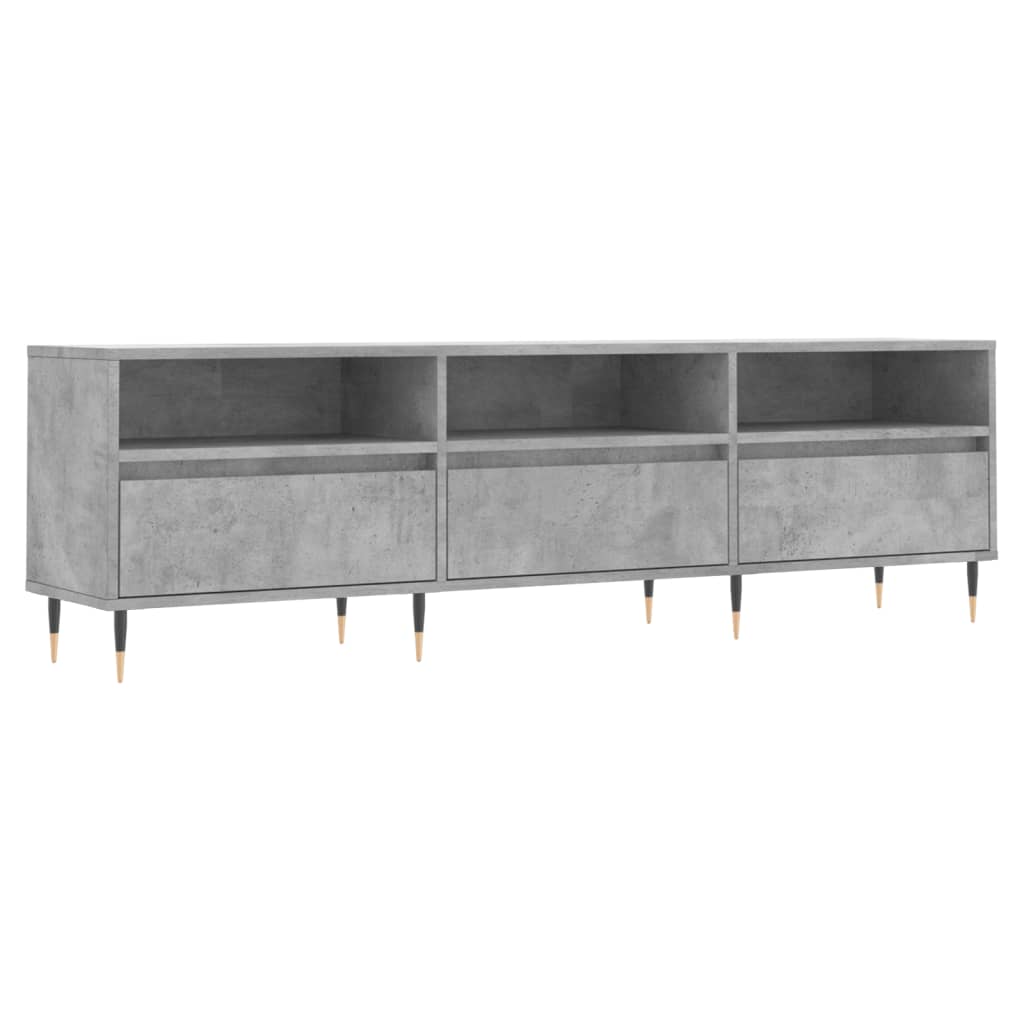 Mobile TV-Credenza TV-Console TV Grigio Cemento 150x30x44,5 cm Legno Multistrato 984760