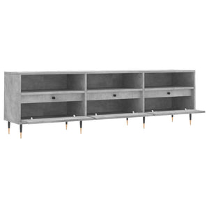 Mobile TV-Credenza TV-Console TV Grigio Cemento 150x30x44,5 cm Legno Multistrato 984760