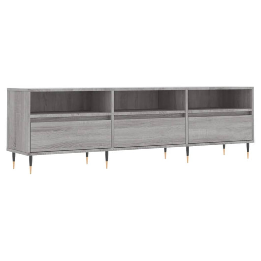 Mobile Porta TV Grigio Sonoma 150x30x44,5 cm Legno Multistrato 831266