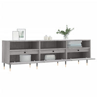 Mobile Porta TV Grigio Sonoma 150x30x44,5 cm Legno Multistrato 831266