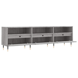 Mobile Porta TV Grigio Sonoma 150x30x44,5 cm Legno Multistrato 831266