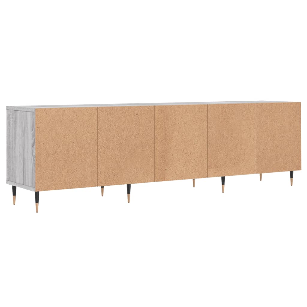 Mobile Porta TV Grigio Sonoma 150x30x44,5 cm Legno Multistrato 831266