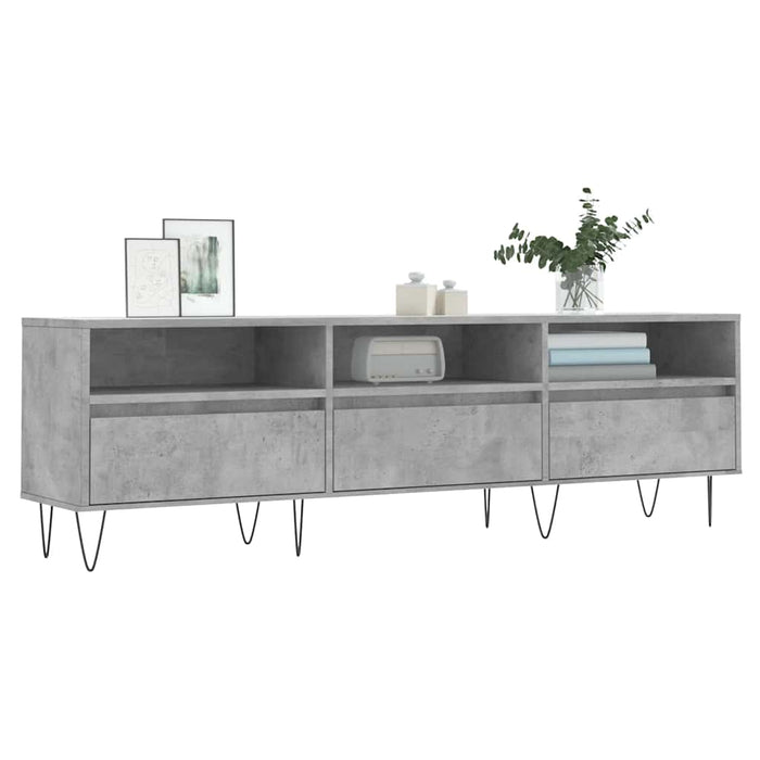 Mobile TV-Credenza TV-Console TV Grigio Cemento 150x30x44,5 cm Legno Multistrato 807816