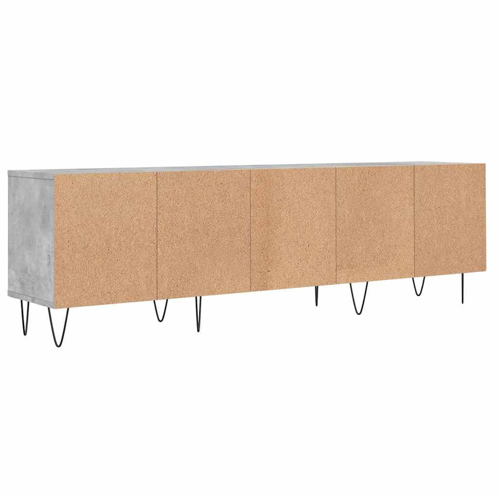 Mobile TV-Credenza TV-Console TV Grigio Cemento 150x30x44,5 cm Legno Multistrato 807816