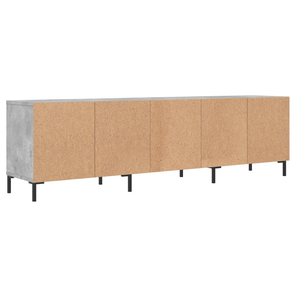 Mobile TV-Credenza TV-Console TV Grigio Cemento 150x30x44,5 cm Legno Multistrato 684451