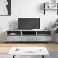 Mobile TV-Credenza TV-Console TV Grigio Cemento 150x30x44,5 cm Legno Multistrato 684451
