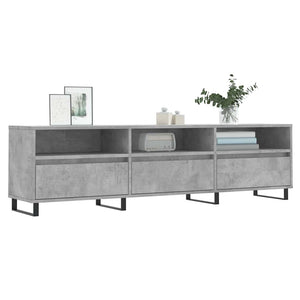 Mobile TV-Credenza TV-Console TV Grigio Cemento 150x30x44,5 cm Legno Multistrato 821678