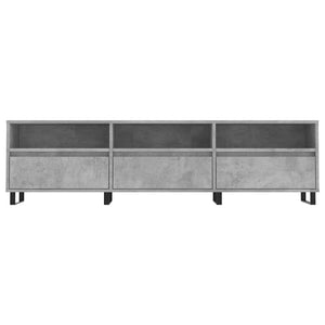 Mobile TV-Credenza TV-Console TV Grigio Cemento 150x30x44,5 cm Legno Multistrato 821678
