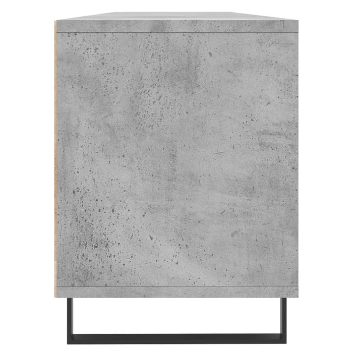 Mobile TV Grigio Cemento 150x30x44,5 cm Legno Multistrato 831304