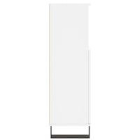 Armadietto da Bagno Bianco 30x30x100 cm in Legno Multistrato 831564