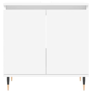 Mobile da Bagno Bianco 58x33x60 cm in Legno Multistrato 831572