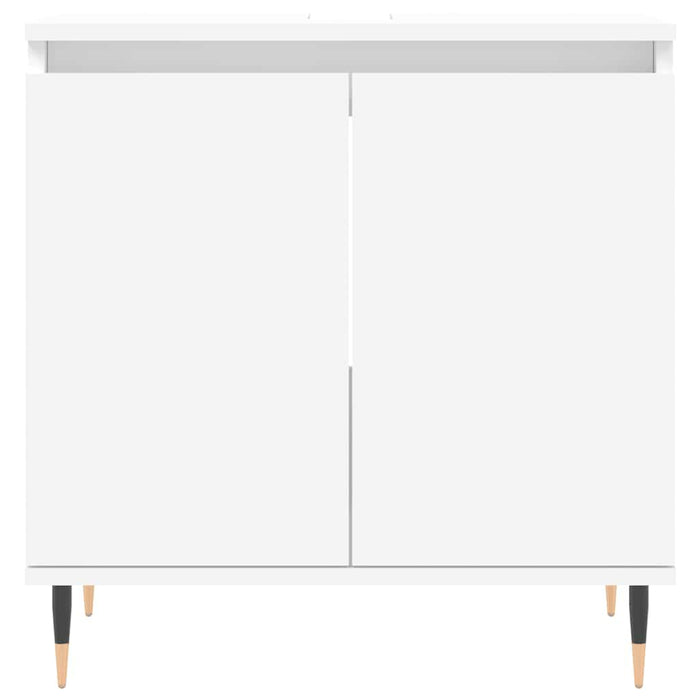 Mobile da Bagno Bianco 58x33x60 cm in Legno Multistrato 831572