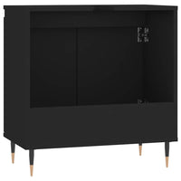Mobile da Bagno Nero 58x33x60 cm in Legno Multistrato 831573