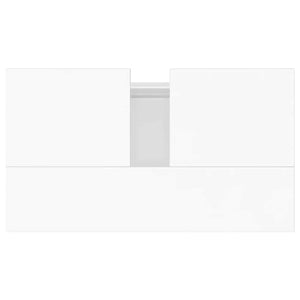 Mobile da Bagno Nero 58x33x60 cm in Legno Multistrato 831573