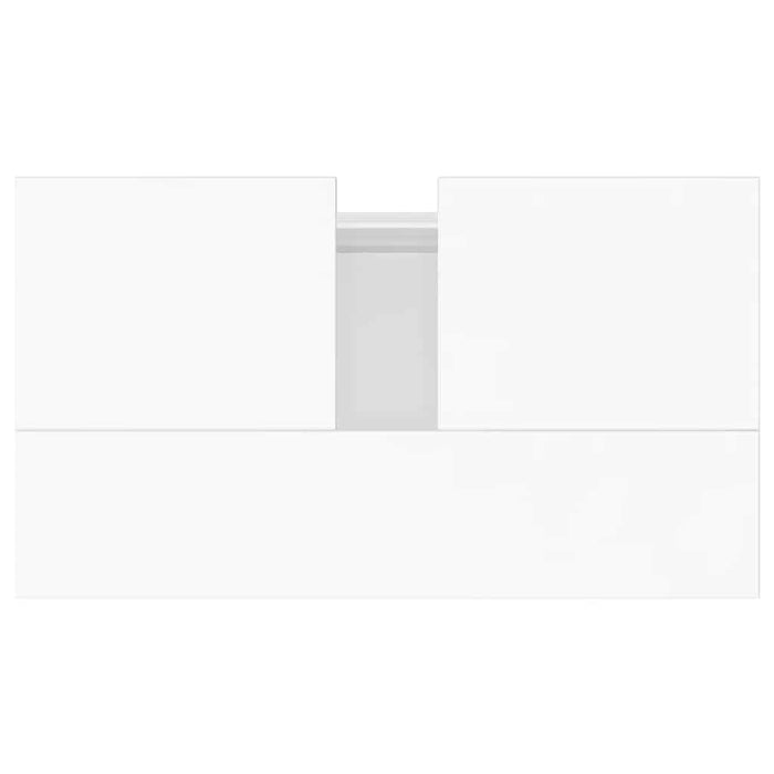 Mobile da Bagno Nero 58x33x60 cm in Legno Multistrato 831573