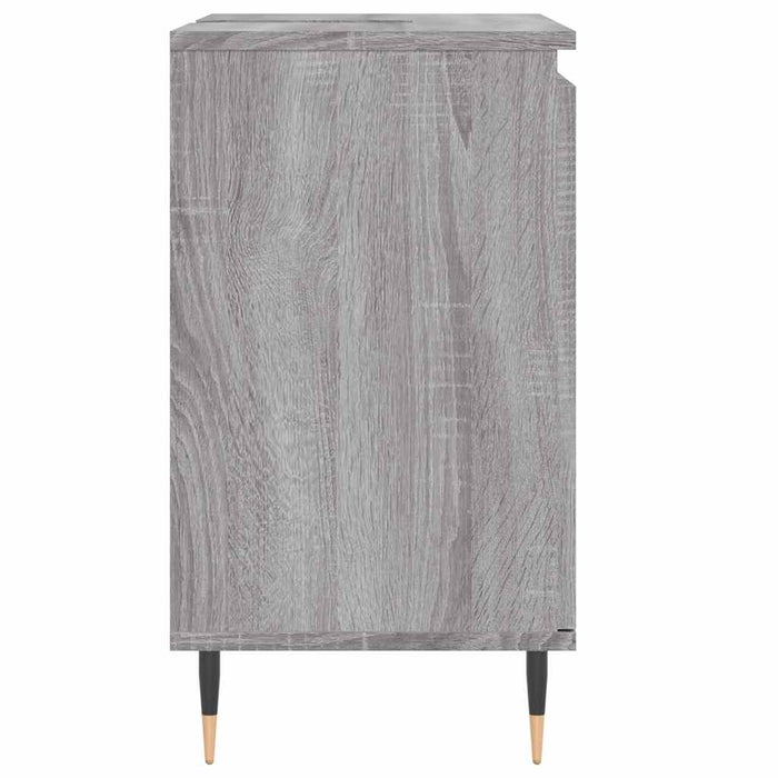 Mobile da Bagno Grigio Sonoma 58x33x60 cm in Legno Multistrato 831578