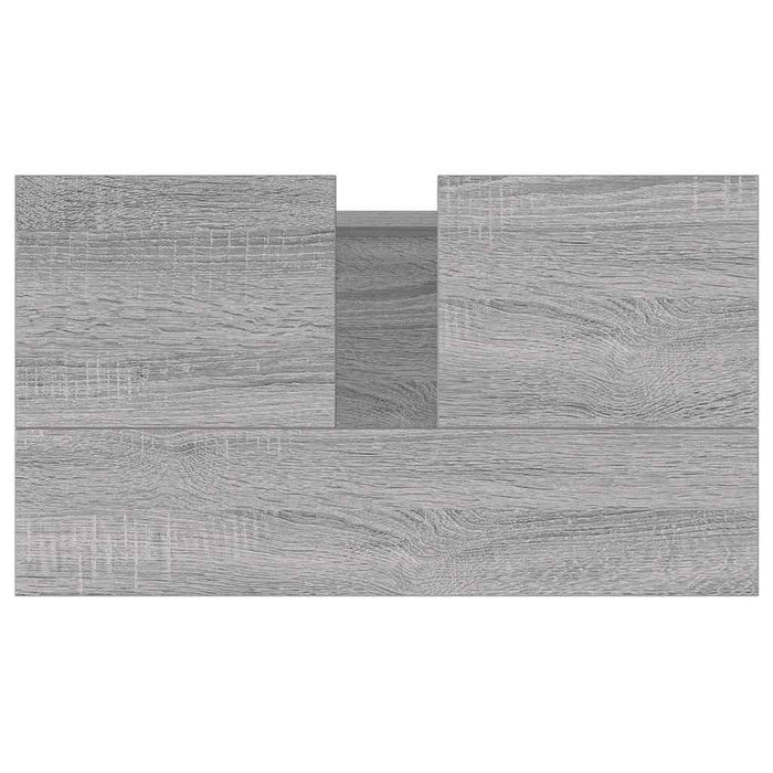 Mobile da Bagno Grigio Sonoma 58x33x60 cm in Legno Multistrato 831578