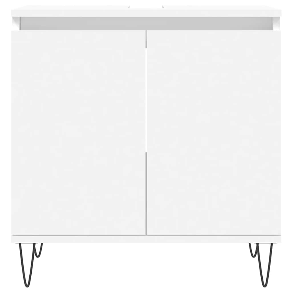 Mobile da Bagno Bianco 58x33x60 cm in Legno Multistrato 831580