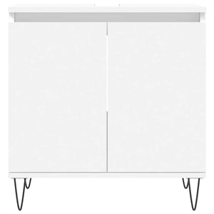 Mobile da Bagno Bianco 58x33x60 cm in Legno Multistrato 831580