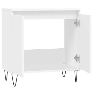 Mobile da Bagno Bianco 58x33x60 cm in Legno Multistrato 831580