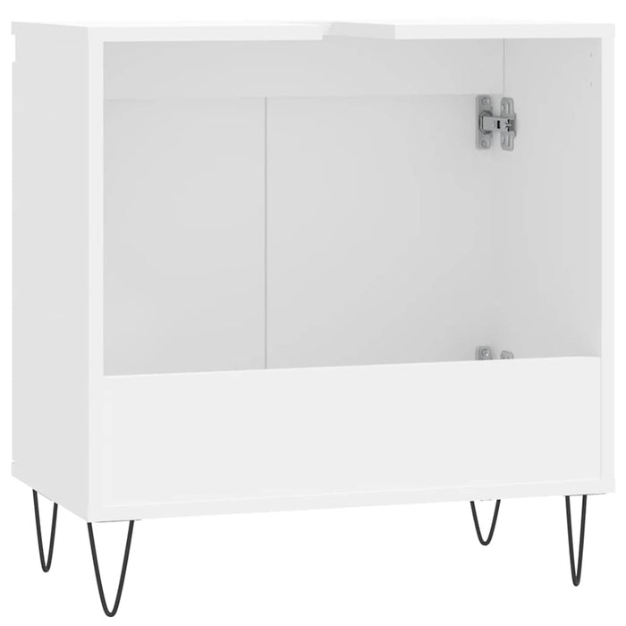 Mobile da Bagno Bianco 58x33x60 cm in Legno Multistrato 831580