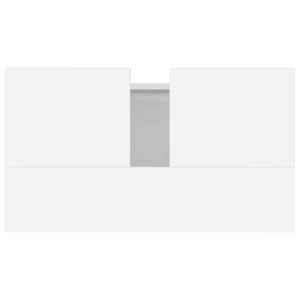 Mobile da Bagno Bianco 58x33x60 cm in Legno Multistrato 831580