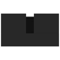 Mobile da Bagno Nero 58x33x60 cm in Legno Multistrato 831581