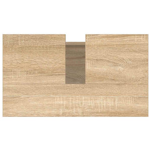 Mobile da Bagno Rovere Sonoma 58x33x60 cm in Legno Multistrato 831583