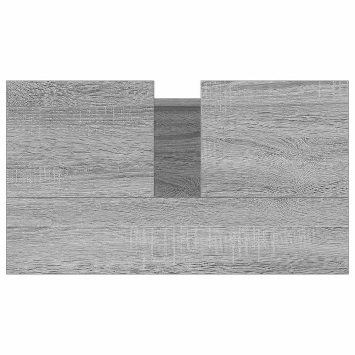 Mobile da Bagno Grigio Sonoma 58x33x60 cm in Legno Multistrato 831586