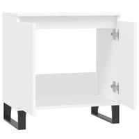 vidaXL Mobile da Bagno Bianco 58x33x60 cm in Legno Multistrato