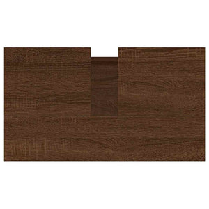 vidaXL Armadietto Bagno Rovere Marrone 58x33x60cm in Legno Multistrato
