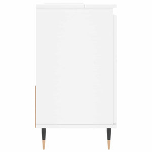 Armadietto da Bagno Bianco 65x33x60 cm in Legno Multistrato 831596