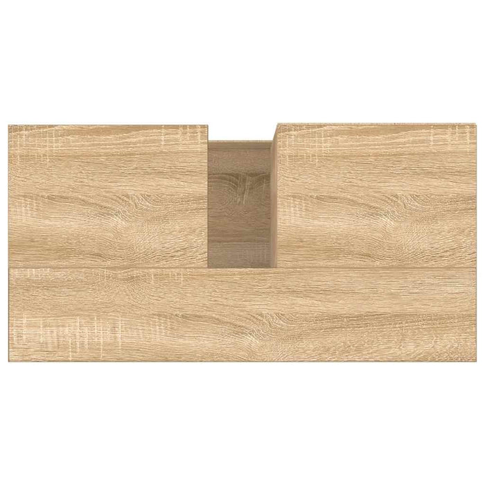 Armadietto da Bagno Rovere Sonoma 65x33x60 cm Legno Multistrato 831607