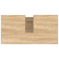 vidaXL Armadietto da Bagno Rovere Sonoma 65x33x60 cm Legno Multistrato