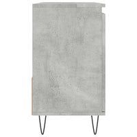 Armadietto da Bagno Grigio Cemento 65x33x60cm Legno Multistrato 831608