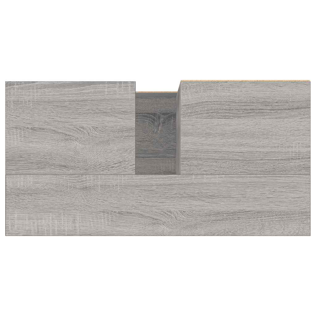Armadietto Bagno Grigio Sonoma 65x33x60 cm in Legno Multistrato 831610
