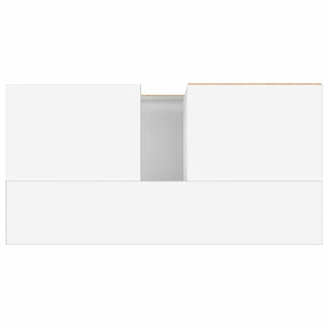 Armadietto da Bagno Bianco 65x33x60 cm in Legno Multistrato 831612